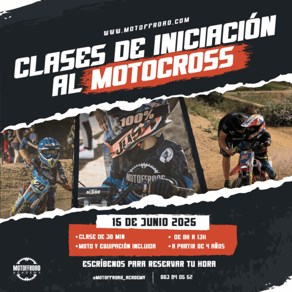 Clases de iniciación al Motocross - Puertas abiertas Motoffroad Academy