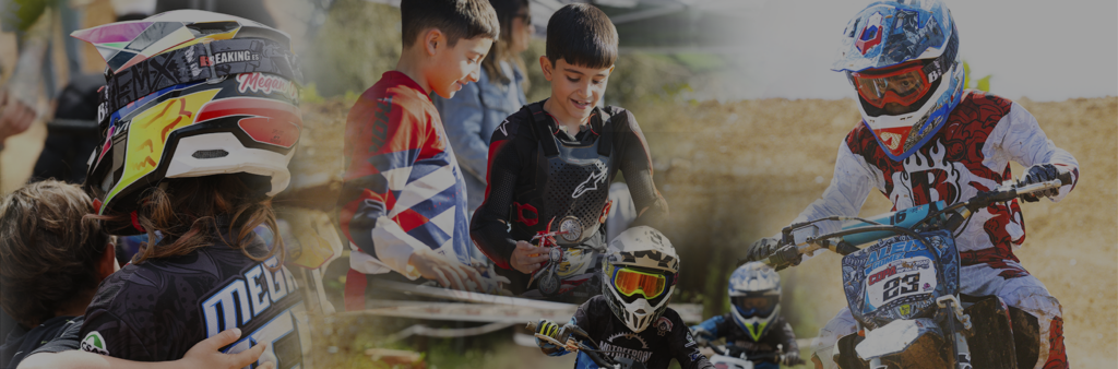 Niños compartiendo una actividad durante un campus de Motoffroad Academy